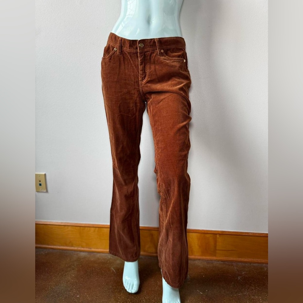Tory Burch Tory Classic Teddy Brown Corduroy Pants